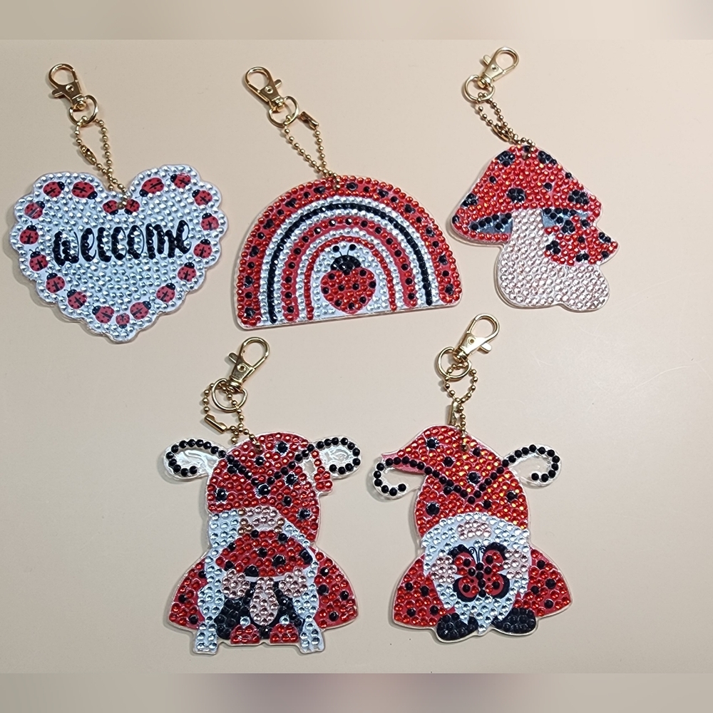 Ladybug Keychains - Picture 2 of 2